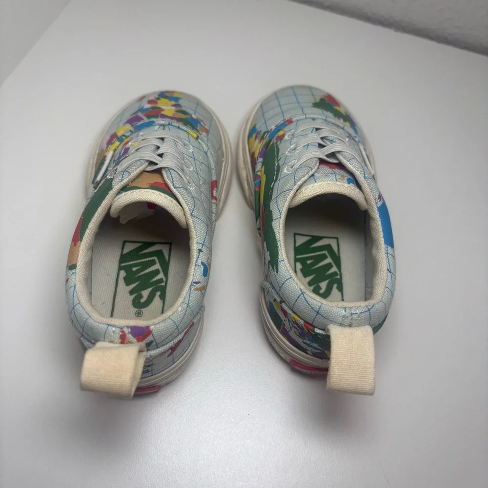 VANS Toddler Sneaker Save Our Planet Globe World Design Size 5 Toddler Unisex - Picture 5 of 8